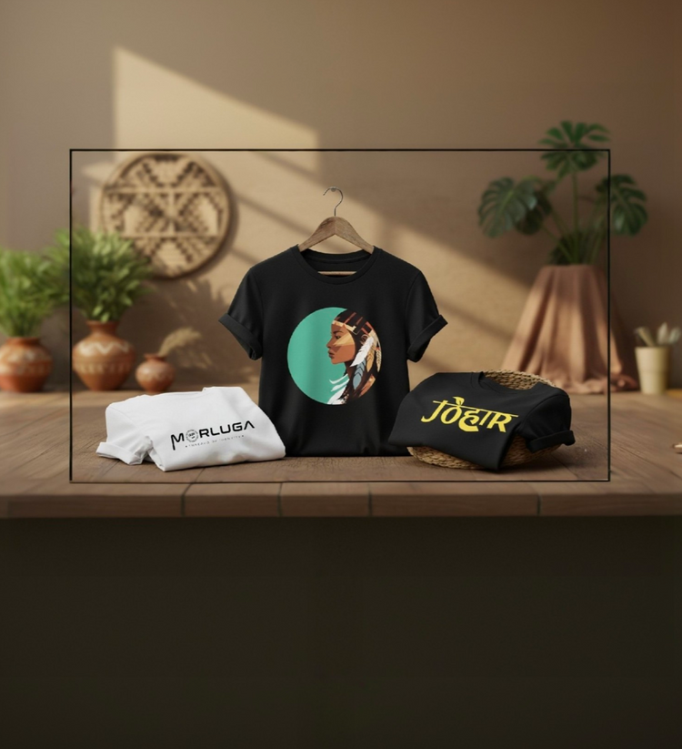 Tribal and Adivasi printed cotton T-shirts featuring indigenous art and cultural motifs