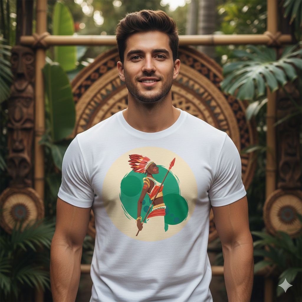 Veer Nari T-Shirt | Adivasi Warrior Girl Graphic Tee – Morluga